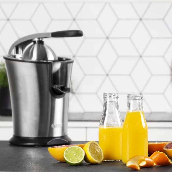 Princess 201860 elektrisk citruspress 300 W Svart, Rostfritt stål