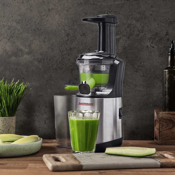 Gastroback Advanced Vital Slow juicer 150 W Sort, Rustfrit stål