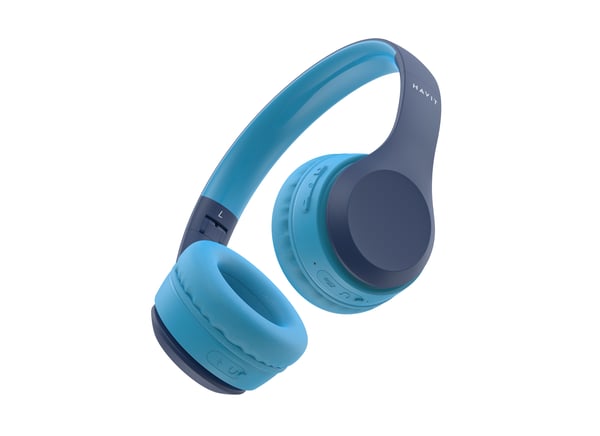Havit H626BT (Blue) Hovedtelefoner Kabel & trådløs Headset Musik Bluetooth Blå