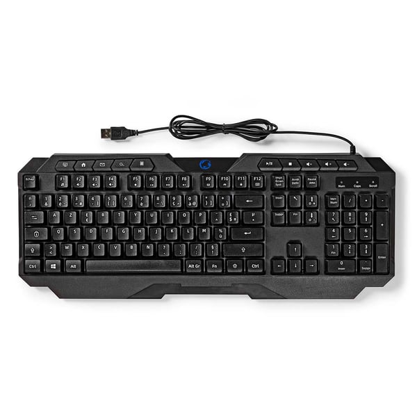 Miniatyrbild 11 av 12: Nedis GKBD110BKFR tangentbord Spela USB AZERTY Fransk Svart