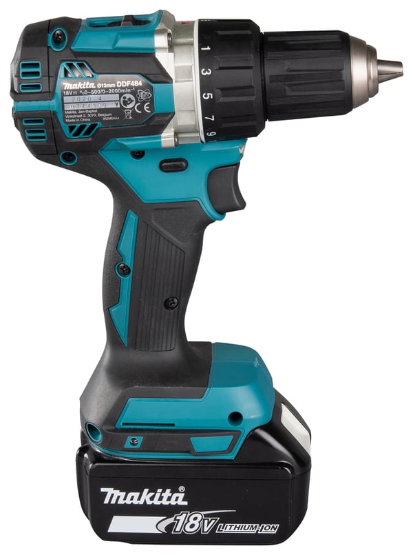 Makita DDF484RFJ bor 2000 rpm 1,8 kg Sort, Blå