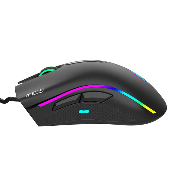 Inca IMG-349 mus Spil Højre hånd USB Optisk 6400 dpi