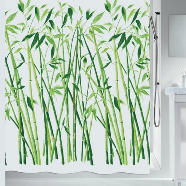 Spirella 7610583420572 badeforhæng Ring Polyester Grøn, Hvid