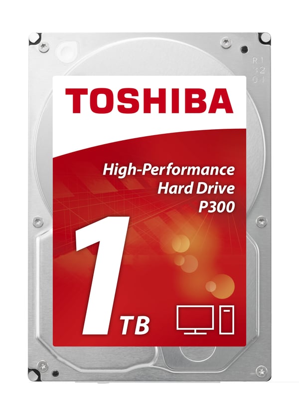 Miniatyrbild 1 av 7: Toshiba P300 1TB interna hårddiskar 7200 RPM 64 MB 3.5" Serial ATA III