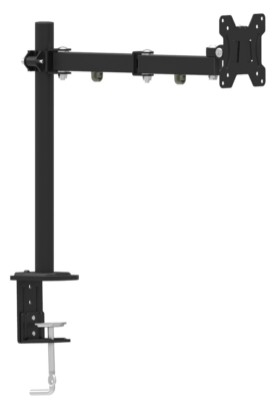 Gembird MA-DF1-01 monitorin kiinnike ja jalusta 68,6 cm (27") Vastaanotto Musta