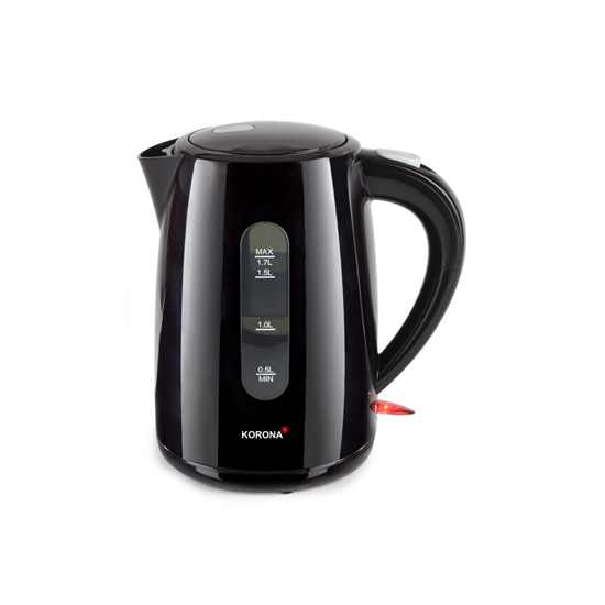 Miniatyrbillede 1 af 4: Korona 20130 elkedel 1,7 L 2200 W Sort