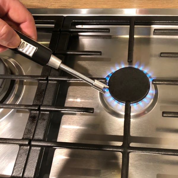 Miniatyrbillede 5 af 5: TFA-Dostmann 98.1118.01 køkken lighter Gnist køkkenlighter Batteri Sort