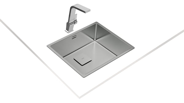 Miniatyrbild 2 av 3: Teka FLEX LINEA RS15 50.40 Infälld diskbänk Torg Rostfritt stål