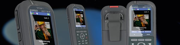 AGFEO DECT 78 IP IP-telefon Grå TFT