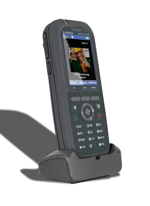 Miniatyrbillede 5 af 5: AGFEO DECT 78 IP IP-telefon Grå TFT