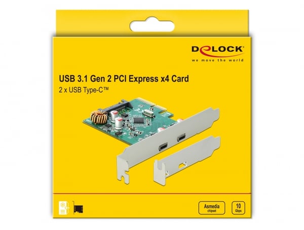 Miniatyrbillede 2 af 4: DeLOCK 90397 interface-kort/adapter Intern USB 3.2 Gen 1 (3.1 Gen 1)