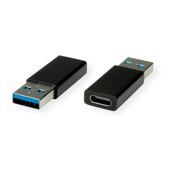 VALUE Adapter, USB 3.2 Gen 1, Type A - C, M/F USB Type A USB Type C Svart