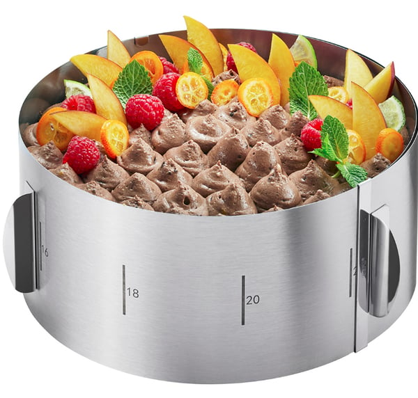 GEFU Tortenring TONDO Rustfrit stål 1 stk