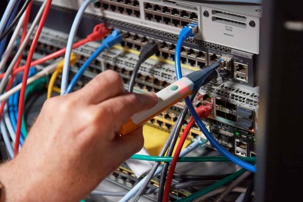Fluke FiberLert Optisk stömmätare Blå, Vit, Gul