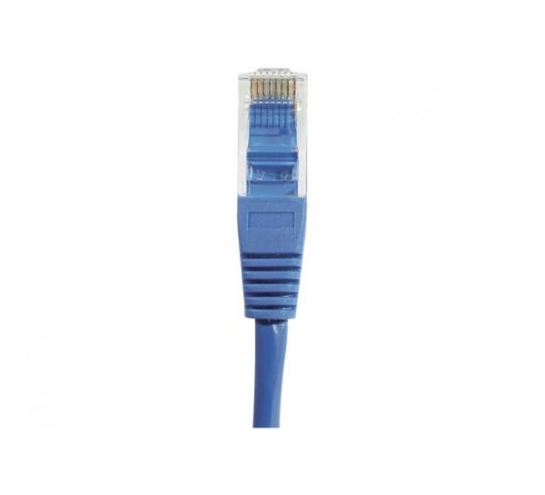Miniatyrbillede 2 af 4: EXC Patch RJ45 cat.5e U/UTP Blue 0.15m netværkskabel Blå 0,15 m Cat5e U/UTP (UTP)