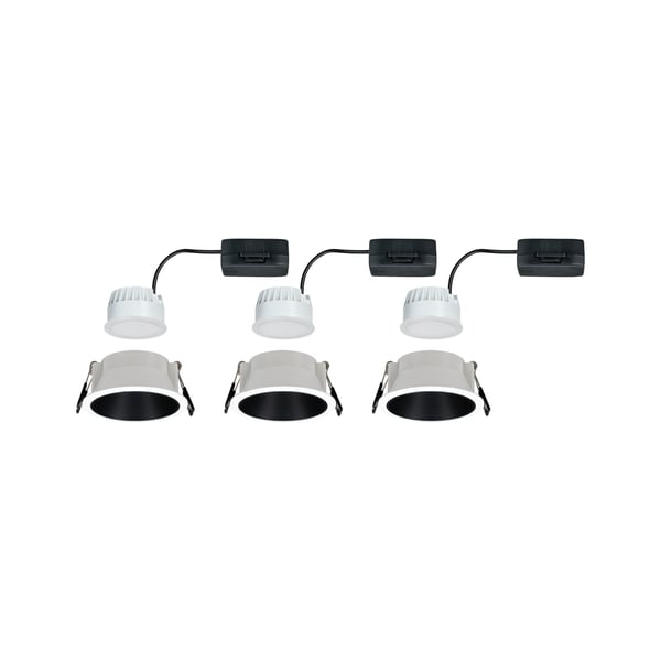 Miniatyrbild 2 av 8: Paulmann 934.02 Nedtryckbar spotlight Glödlampan/-lamporna kan inte bytas ut 6,5 W