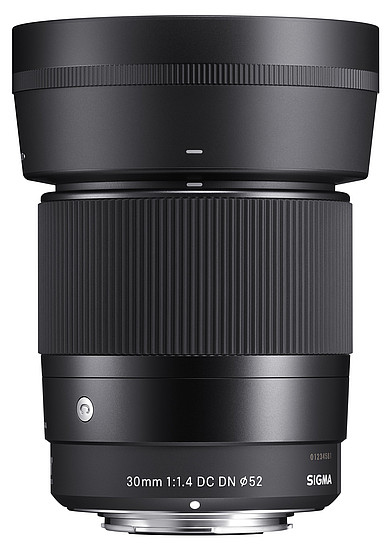 Sigma 30mm F1,4 DC DN | C MILC Standardlinse Sort
