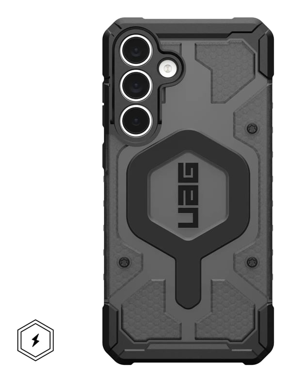 Urban Armor Gear 21450911314 mobiltelefon etui 17 cm (6.7") Cover Aske, Sort