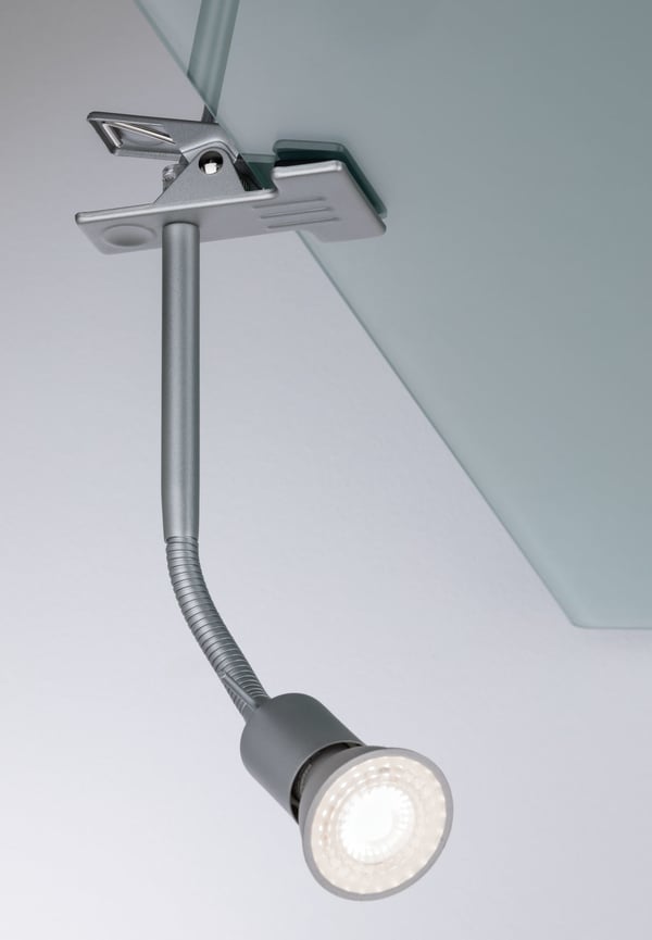 Miniatyrbillede 2 af 6: Paulmann Finja clip Overflade spotlys GU10 35 W
