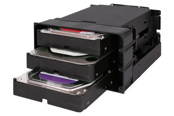 Icy Dock MB830SP-B drevkabinet HDD kabinet Sort 3.5"