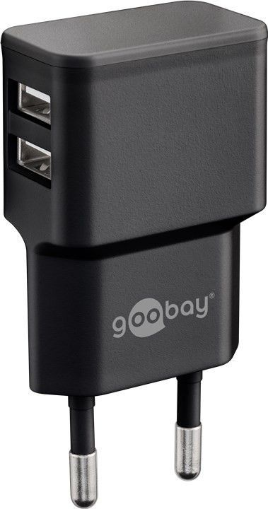 Miniatyrbillede 1 af 3: Goobay 44951 oplader til mobil enhed Mobiltelefon, Smartphone Sort Vekselstrøm Indendørs