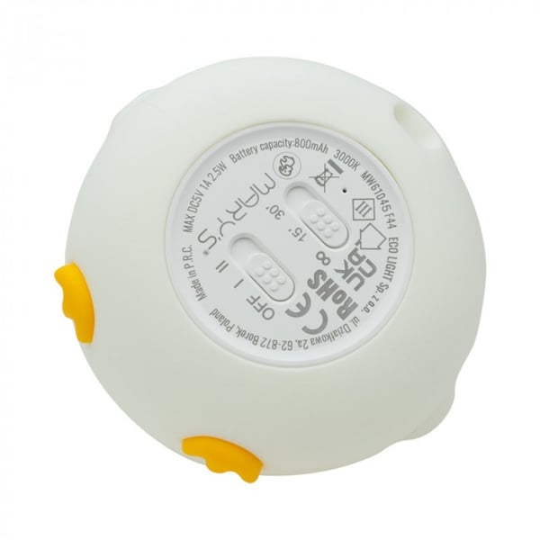 MARY'S Kura natlys til baby Fritstående Hvid LED 2,5 W