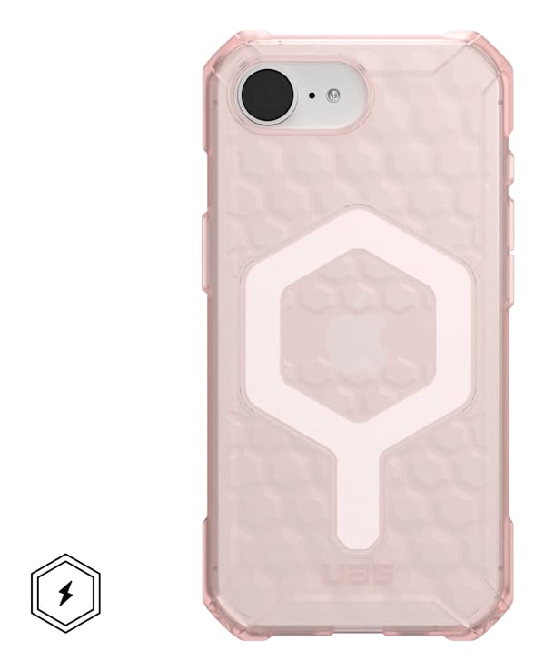 UAG Essential Armor Magsafe - beskyttelsescover til iPhone 16e kompatibel med MagSafe (rose)