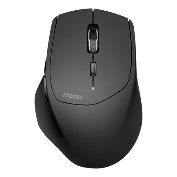 Rapoo 9500M tastatur Mus inkluderet RF trådløst QWERTZ Tysk Sort