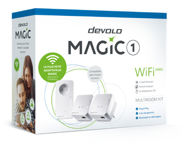 Miniatyrbillede 1 af 2: Devolo Magic 1 WiFi mini 1200 Mbit/s Ethernet LAN Wi-Fi Hvid