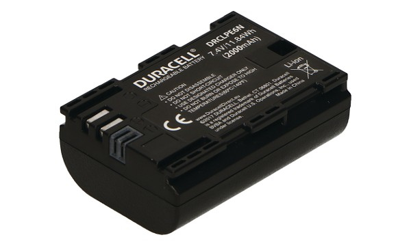 Miniatyrbillede 4 af 4: PSA Parts DRCLPE6N batteri til kamera/videokamera Lithium-Ion (Li-Ion) 2000 mAh