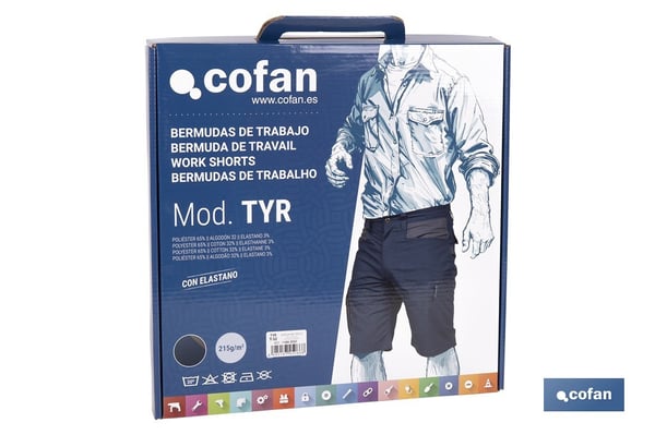 Cofan 11002037-42 arbejdstøj Shorts