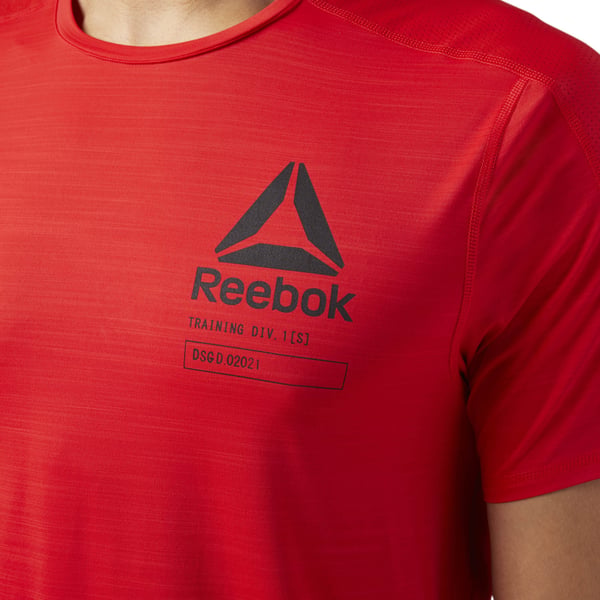 Miniatyrbillede 4 af 8: Reebok ActivChill Graphic T-shirt Crew neck Kort ærme Elastin, Nylon