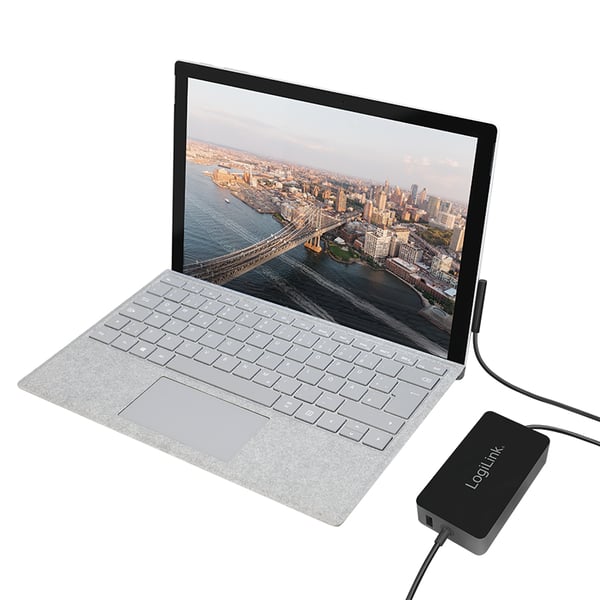 Miniatyrbillede 7 af 7: LogiLink Strømforsyning - Vekselstrøm 100-240 V - 38.7 Watt - til Microsoft Surface Book, Laptop, Pro (Mi