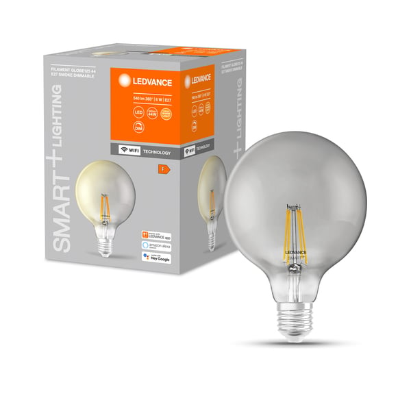 LEDVANCE SMART+ WiFi Filament Globe Smart pære Wi-Fi 6 W