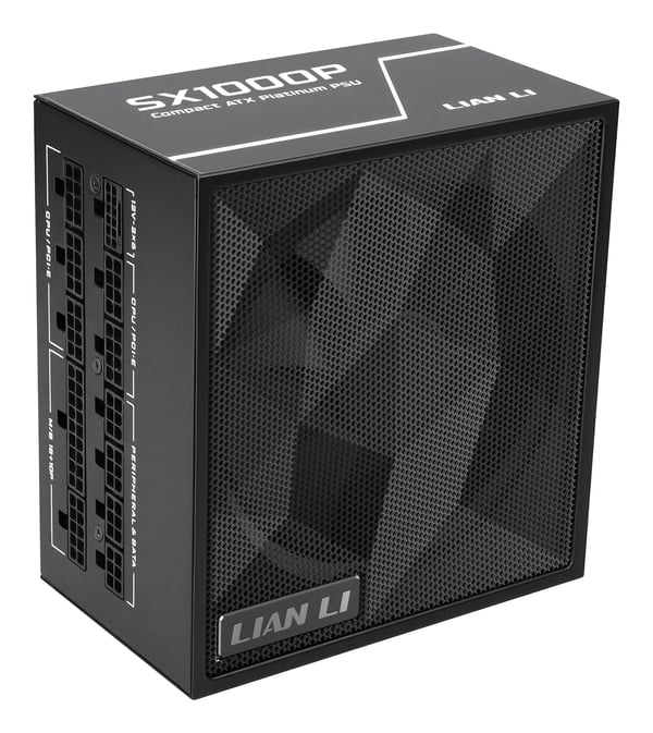 Miniatyrbillede 3 af 6: Lian Li SX1000P enhed til strømforsyning 1000 W 20+4 pin ATX ATX Sort