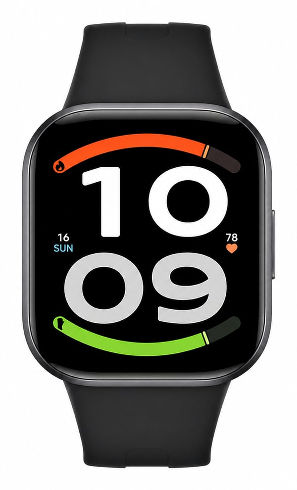 Xiaomi Redmi Watch 6 Active 4,7 cm (1.85") AMOLED 46 mm Digital 390 x 450 pixlar Pekskärm Svart GPS