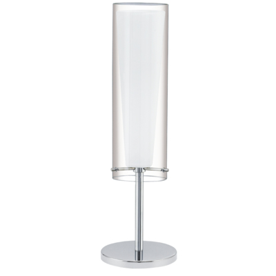EGLO PINTO bordslampor E27 Krom, Transparent, Vit