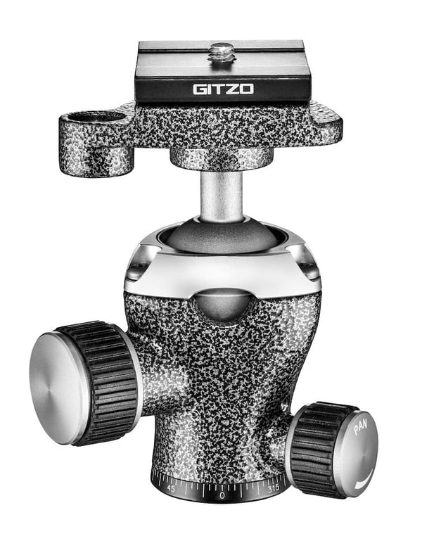 Gitzo GH1382TQD stativhoved Sort, Metallic Aluminium 1/4" Kugle (form)