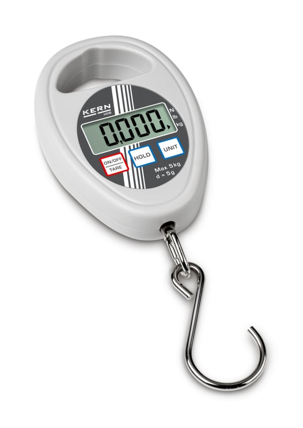 Miniatyrbillede 1 af 3: KERN & SOHN Hängewaage LCD 5 kg Hvid