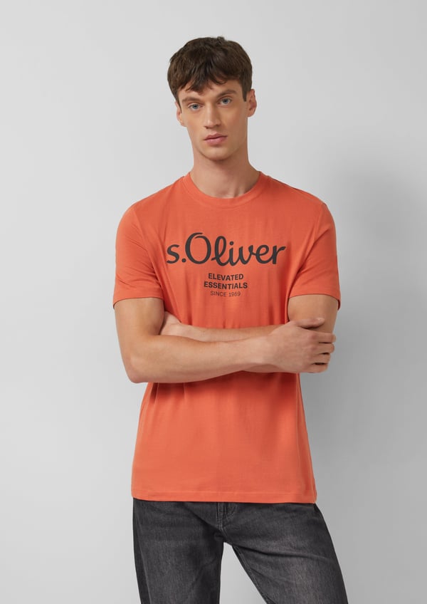 Miniatyrbillede 5 af 7: s.Oliver 2139909.34D1.L skjorte & top T-shirt Crew neck Kort ærme Bomuld