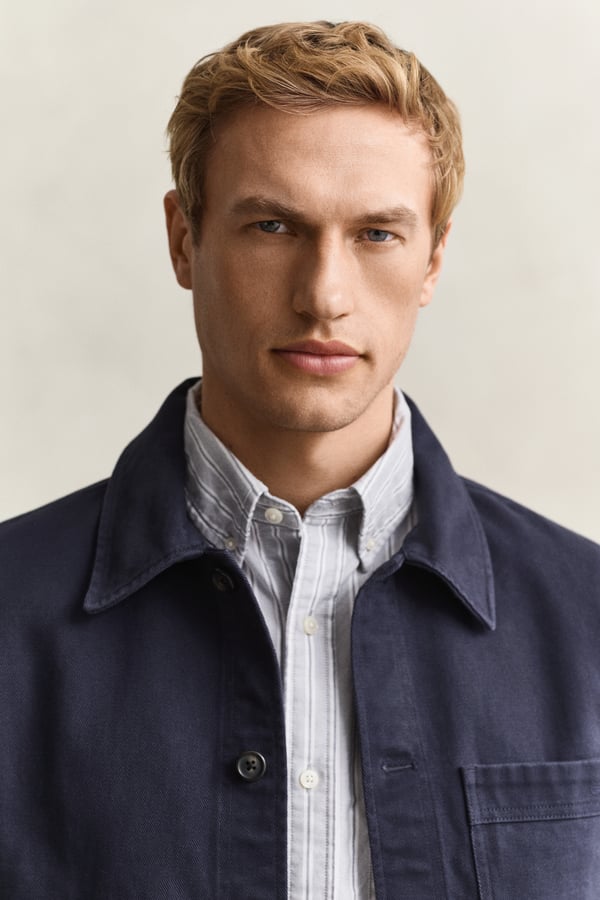 Gant 3250308-433 Överskjorta Cut Away-krage Långärmad Bomull