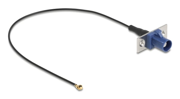 DeLOCK 90731 koaxial kabel 1.13 0,2 m FAKRA C I-PEX MHF1 Sort, Blå