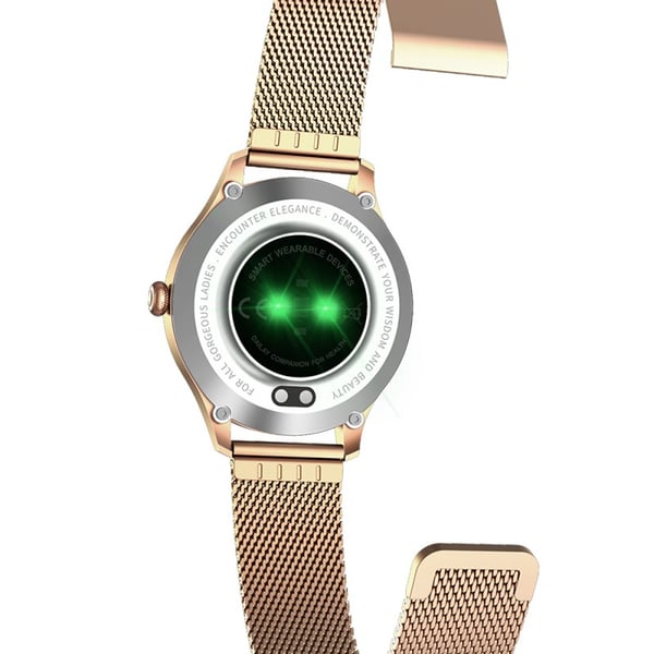 Miniatyrbild 4 av 7: MaxCom FW42 GOLD smartklocka och träningsklocka 2,77 cm (1.09") TFT Digital 240 x 240 pixlar Pekskärm Guld