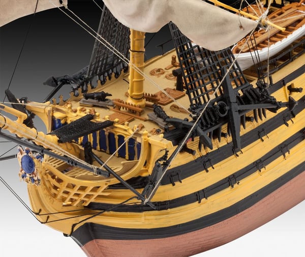 Miniatyrbild 5 av 9: Revell Battle of Trafalgar Segelfartygsmodell Monteringssats 1:225