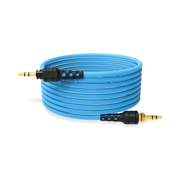 RØDE NTH-Cable24 blue lydkabel 2,4 m 3.5mm TRS 3.5mm TRRS Blå