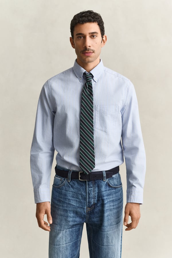 Gant 3263005-427 Skjorta Button down-krage Långärmad Bomull
