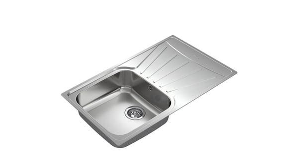 Teka 50 E-XP 1B 1D Rektangulær Rustfrit stål