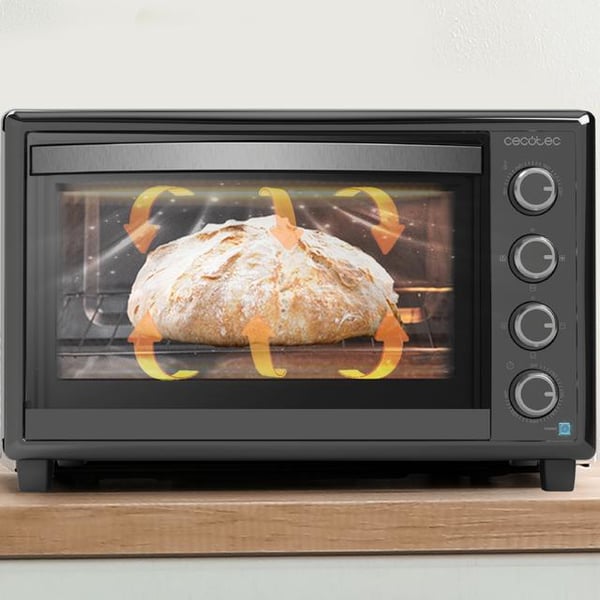 Miniatyrbillede 6 af 7: Cecotec Bake&Toast 4600 Black Gyro 46 L 2000 W Sort Grill