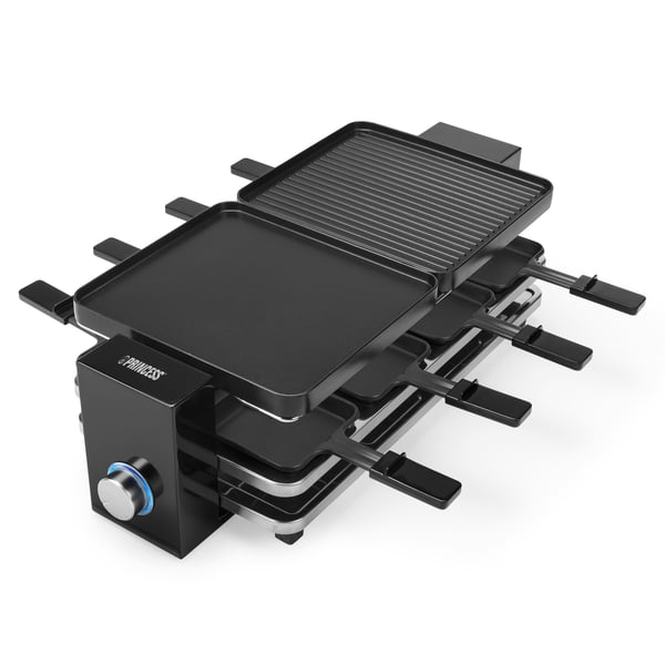 Princess 162925 raclette grill 8 person(er) 1200 W Sort