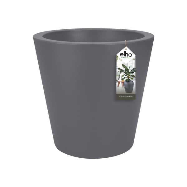 Miniatyrbillede 3 af 4: elho pure straight round 50 Indendørs/udendørs Potteplante Fritstående Lineær lav-densitet polyætylen (LLDPE) Anthracit